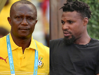 Ex-Black Stars coach Kwasi Appiah and Jerry Akaminko