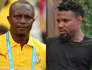 Ex-Black Stars coach Kwasi Appiah and Jerry Akaminko