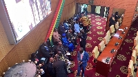 John Mahama, others sighted in parliament