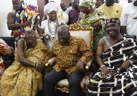 Ga Traditional Council with President Akufo-Addo