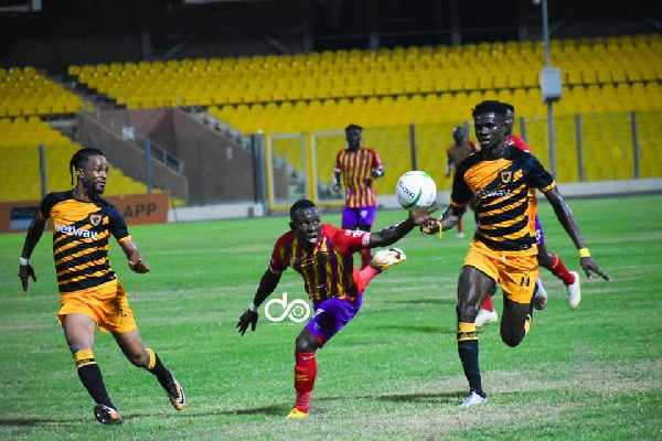 Hearts drew 2-2 with Ashgold