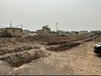 Foundation is currently being dug in more than half of the land in preparation for the project