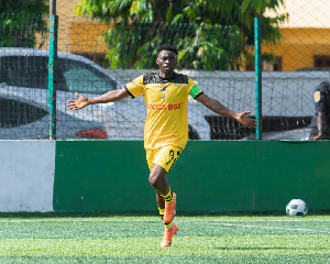 Parin FC striker, Micheal Ayertey