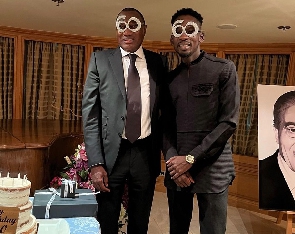 Femi Otedola and Mr Eazi