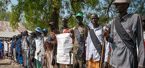 Traditional leaders line up to receive Tom Fletcher
