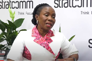 Esther Cobbah speaking to GhanaWeb TV