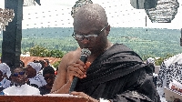 Lawyer Anyimadu Antwi, MP for Asante Akim Central spoke on behalf of the MPs
