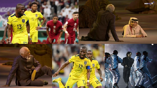 Photos from 2022 World Cup opening day
