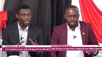 GhanaWeb Sports Journalist, Emmanuel Enin  and Sports pundit, Ambasssador Romeo