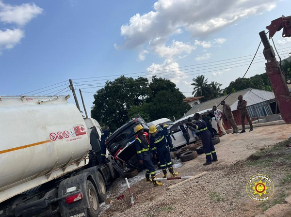 The three drivers were rescued with the assistance of the public