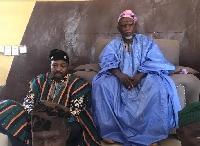 Atubiga met with the chiefs and elders before  meeting the Northern Regional Chief Imam