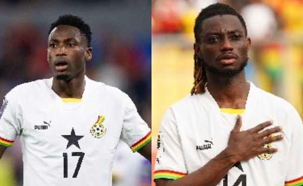 Baba Rahman (left) and Gideon Mensah (right)