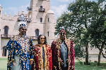 PHOTOS: Mahama, Ethiopian PM and First Lady wear traditional imperial attire in Gondar