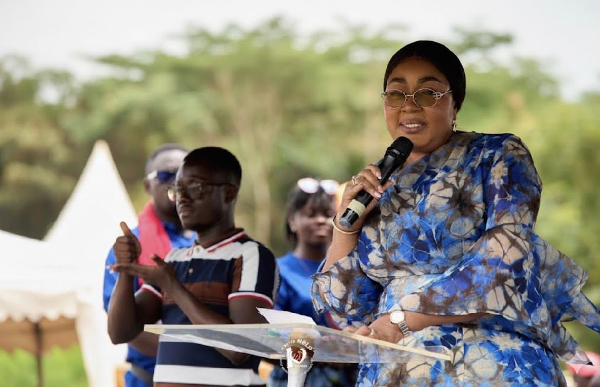 Irene Naa Torshie Addo addressing the gathering