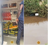 Scenes from the drowning at the Chemu Lagoon