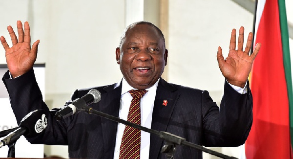 Newly elected president of the ANC Cyril Ramaphosa