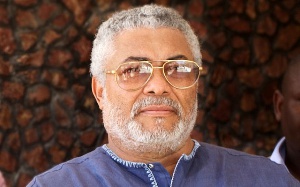 Former President Jerry John  Rawlings