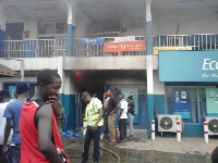 Several Ecobank items were destroyed by the fire