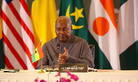 President John Dramani Mahama attended an event