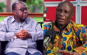 L-R: Freddie Blay and Nana Obiri Boahen