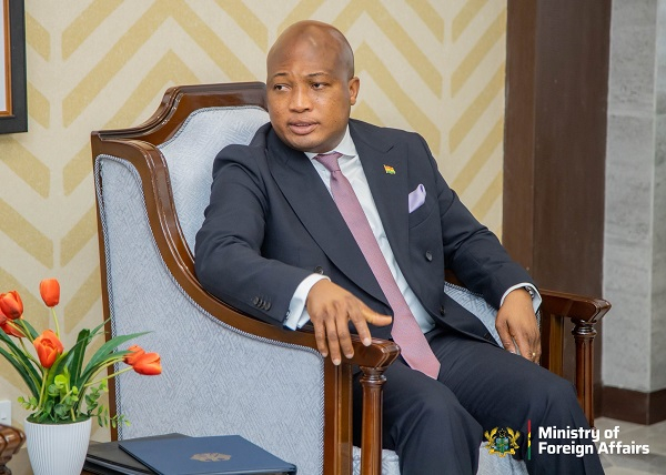 Samuel Okudzeto Ablakwa is the Minister of Foreign Affairs