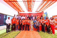 Telecel Senior Management Team with Executives from GEA and invited SMEs at the launch