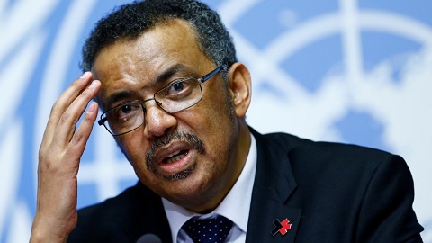 Dr Tedros Adhanom Ghebreyesus says the virus remains