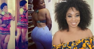 her hips are getting rotten” - Ghanaians React To Moesha Bodoung's 'Fake'  Hips In Her New Photo — Thedistin