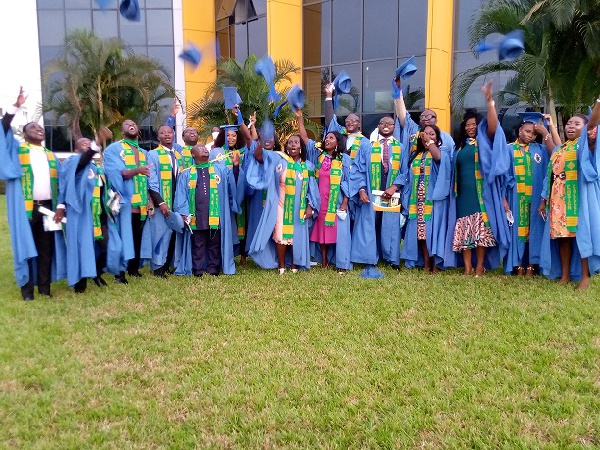 A section of the graduates