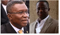 Environment Minister, Frimpong Boateng and Lands Minister, Peter Amewu