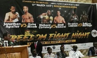 The boxing activities forms part of the celebration of Ghana's 60th anniversary