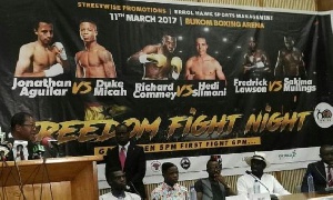 The boxing activities forms part of the celebration of Ghana's 60th anniversary