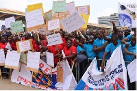 File photo: Some workers commemorating Labour Day