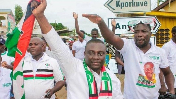 Kwame Dzudzorli Gakpey the MP-elect for Keta was attacked by the suspects