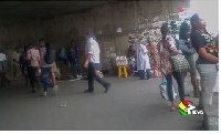 Traders were spotted doing brisk business near the Interchange