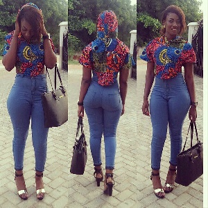 African Prints Jeans