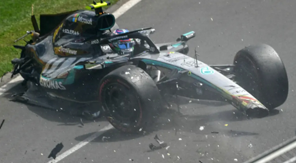 Andrea Antonelli has suffered a big crash in final practice