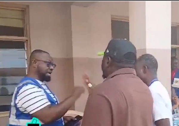 Heated exchanges between an EC official and an agent of the NDC