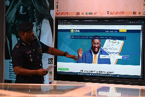 Smile Agbemenu illustrating the calculation of duty on Eye on Port TV program