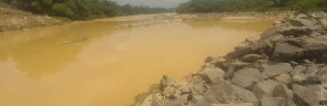 Pra River has been badly affected by galamsey activities