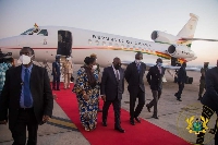 The president left Ghana on a six-day working visit to Spain, France and the United Kingdom
