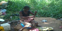 The mentally challenged woman gave birth in a bush at Effiakuma, Takoradi