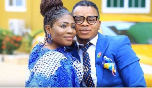 Florence with her husband Prophet Obinim