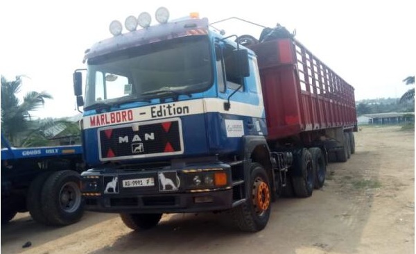 The truck with registration number AS 9991 P crushed the 5-year-old girl to death