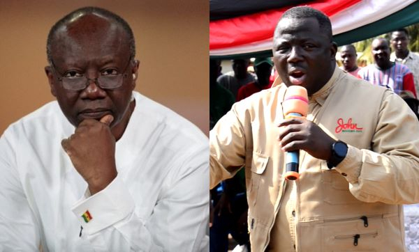 Ken Ofori-Atta (L) and Mustapha Gbande (R)