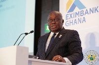 President Akufo-Addo speaking at the 2nd edition of the UK-Ghana Investment Summit