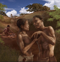 An image of humans in a thousand days