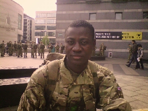 Kay Ob during his Basic Training in 2014