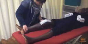Video: Watch Stonebwoy's knee replacement surgery