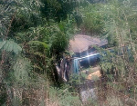 Ford Transit overturns at Gomoa Onyaazde, 15 passengers injured